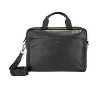 Joop! Teramo Valigetta Vera Pelle 40 cm Vano porta PC nero