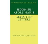 Joop van Waarden Sidonius Apollinaris: Selected Letters (Tascabile)
