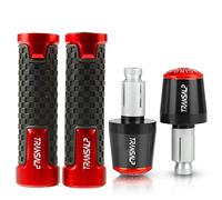JOOTEN per Honda TRANSALP 650 700 600 XL600 XL650 XL700 Moto Anti-Skid Manubrio Grip Ends Handle Bar cap Spina Manopole in Gomma 7/8 "22mm (Colore : 12)