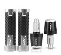JOOTEN per Honda TRANSALP 650 700 600 XL600 XL650 XL700 Moto Anti-Skid Manubrio Grip Ends Handle Bar cap Spina Manopole in Gomma 7/8 "22mm (Colore : 8)
