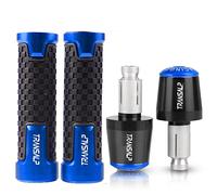 JOOTEN per Honda TRANSALP 650 700 600 XL600 XL650 XL700 Moto Anti-Skid Manubrio Grip Ends Handle Bar cap Spina Manopole in Gomma 7/8 "22mm (Colore : 2)