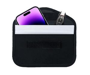 JOOTUEPO 1 Pezzi Gabbia Faraday, Faraday Bag 20X10cm, Custodia RFID, Custodia Telepass Schermata, Faraday Keyless Schermatura Chiave Auto,Telepass Schermatura