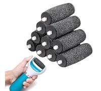 JOOTUEPO 10 Pezzi Rulli Ricambi, Rullo Ricariche Compatibile con Scholl Velvet Smooth Pedicure Elettrico, Rullo Ricambio Pietra Pomice per Piedi, Raspa Piedi, Esfoliante, Togli Calli