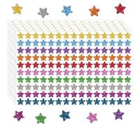 JOOTUEPO 3000 Pezzi Adesivo Ricompensa Stella, Glitterati Stelline Adesive Adesivi Bambini, Conteggi Piccoli Adesivi a Forma di Stella da Incollare per Bambini, Studenti, Insegnanti