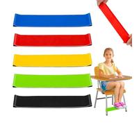 JOOTUEPO 5 Pezzi Elastici per Sedia per Bambini, Elastico Sedie per Bambino ADHD Cinghie, per Fasce Rimbalzanti Antistress Fasce per Sedia Sensoriali Adatto ai Bambini