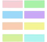 JOOTUEPO 8 pezzi sovrapposizioni colorate per lettura, aiuto per la dislessia, migliora il comfort e la velocità di lettura con strisce guida colorate, ideale per dislessia, ADHD, sindrome di Irlen e