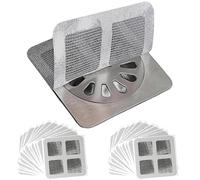 JOOTUEPO Confezione da 40 adesivi per scarichi di capelli, impermeabili, adesivi per doccia, vasca da bagno, cucina