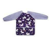 JOOTUEPO Grembiule da Pittura Impermeabile, Grembiulino Impermeabile Scuola Maniche Lunghe con 3 Tasche, Grembiule per Pittura, Scuola, Casa, Cucina