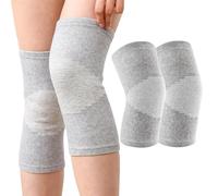 JOOTUEPO Knee Support, Tutore Ginocchio, 2 pezzi Ginocchiera in bambù, Ginocchiere Compressione per Uomini e Donne, Supporto per Artrite,Dolore alle Articolazioni,Lesioni dei Legamenti