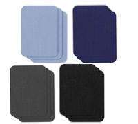 JOOTUEPO Toppe in Denim Termoadesive di Alta Qualità, Toppe Applicabili con Ferro da Stiro, Decorazione e Riparazione Stirabili Dentro & Fuori, Ideali per Riparare Pantaloni, Giacche e Camicie