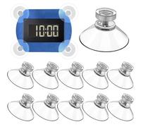 JOOTUEPO Ventose per Vetro, 10 Pezzi Ventosa, Ventose per Parasole Auto, Ventosa Versatili per Una Varietà di Superfici Lisce, Bagno, Cucina, Specchio, Vetro, Finestra