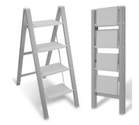 Joparri Scaletta pieghevole a 4 livelli - Scaletta leggera e di sicurezza - per uso domestico/ufficio/scaffale portatile - Portata fino a 150 kg