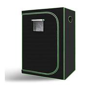 Joparri Tenda per piante Growbox|Grow Tent|Grow Armadio | Tenda per piante | Luminosa e impermeabile | Serra per Homegrowing | 600D Oxford 600D 120 x 60 x 180 cm | nero verde
