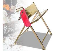 Jopassy Cavalletto Taglialegna per sega a catena con supporto per motosega, 81 x 72 x 78,5 cm, carico massimo 150 kg, stabile cavalletto in legno per segare con precisione legna da ardere
