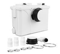 Jopassy Impianto di sollevamento WC da 700 W, 190 l/min, pompe per acqua sporca per WC, pompa fecale con 4 ingressi, pompa domestica per doccia, vasche da bagno