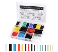 JOPHEK Guaina Termorestringente Tubi, 580 Pezzi Guaine Termorestringenti per Cavi Elettrici, Kit Tubo Termorestringente per Isolamento 6 Colori 11 Taglia, per Isolamento Elettrico, Riparazioni Cavi