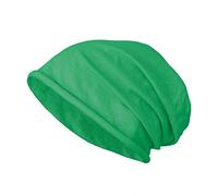 JOPHY & CO. Berretto 100% cottone Elastico e Lungo Unisex per Adulti Uomo Donna e Bambini Cappello in Stile Slouch Leggero cod.1213 (Verde Erba, Adulto)