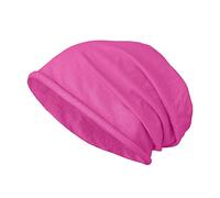 JOPHY & CO. Berretto 100% cottone Elastico e Lungo Unisex per Adulti Uomo Donna e Bambini Cappello in Stile Slouch Leggero cod.1213 (Fucsia, Adulto)