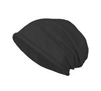 JOPHY & CO. Berretto 100% cottone Elastico e Lungo Unisex per Adulti Uomo Donna e Bambini Cappello in Stile Slouch Leggero cod.1213 (Nero, Adulto)