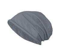 JOPHY & CO. Berretto 100% cottone Elastico e Lungo Unisex per Adulti Uomo Donna e Bambini Cappello in Stile Slouch Leggero cod.1213 (Grigio Scuro, Adulto)