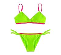 JOPHY & CO. Costumi da Bagno per Ragazze e Bambine Due Pezzi Bikini Set Beachwear Interi Regolabile cod.5300 (13-14 Anni, 9236 Verde)