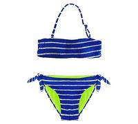 JOPHY & CO. Costumi da Bagno per Ragazze e Bambine Due Pezzi Bikini Set Beachwear Interi Regolabile cod.5300 (15-16 Anni, 9194 Blu)