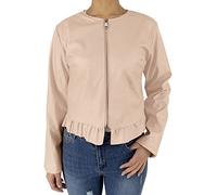 JOPHY & CO. Giacca Donna Ecopelle Corto (cod. 6716) (3XL, Beige)