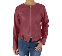 JOPHY & CO. Giacca Donna Ecopelle Corto (cod. 6716) (S, Bordeaux)