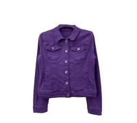 JOPHY & CO. Giacca Jeans Denim Donna (cod. 2274 & 2299)(6292 Viola Scuro,M)