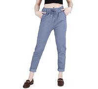 JOPHY & CO. Pantalone Donna Paper Bag A (cod. 2999) (Blu, 3XL)