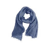 JOPHY & CO. Sciarpa 100% Lino Donna Uomo Leggera MADE IN ITALY (Blu)