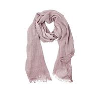 JOPHY & CO. Sciarpa Donna Uomo Elegante Leggera Morbida a Stola Rettangolare in Fibra di Bambù a Tinta Unita o Fantasia Colori (Rosa Antico)
