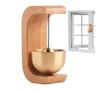 jopiuieo Campanello Per Apertura Della Porta Per I Negozianti - Cicalino Porta d'Ingresso in Legno Naturale,Di Ingresso In Con Magnete E Adesivo Per Ristorante E Per Ingresso Domestico Di Benvenuto