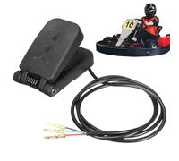 jopiuieo pedale elettronico, pedale di controllo della velocità, acceleratore per bicicletta elettrica, acceleratore a pedale, acceleratore di velocità, per kart e scooter