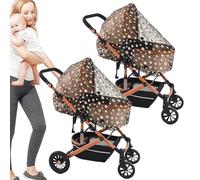 jopiuieo Rete per passeggino - 2 x copertura in rete leggera per passeggino, a lunga durata, per seggiolini auto, culle, lettini, lettini, lettini per