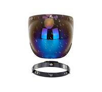 jopiuieo Visiera Per Casco Motociclista - Scudo | Lenti Moto Per Giornate Soleggiate Pioggia Lungo Raggio Touring Autostrada Città