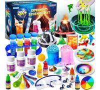 JOPSHEEN 200+ Esperimenti Scientifici per Bambini, Chimico Laboratorio Chimica, Giocattoli Educativi Stem Strumenti Scientifici, Vulcano