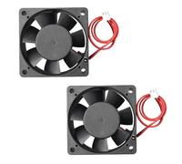 Jopto 2 mini ventole di raffreddamento silenziose senza spazzole per stampante 3D 60 x 60 x 20mm 6020 DC 12V con terminale a 2 pin compatibile con computer portatili e stampanti 3D PC CPU