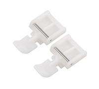 Jopto 2 Pezzi Piedino per cerniera lampo in plastica Piedino universale per macchina da cucire domestica Brother, Elna, Janome, Singer, Toyota, Babylock, Kenmore, New Home