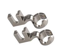 Jopto 2 Pezzi Piedino per Righello per Trapuntatura Piedino per Rammendo a Mano Libera per Ricamo Quilt compatibile con Brother, Juki, Singer (con Orifice)