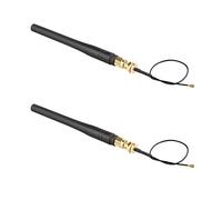 Jopto 2PCS 433Mhz Antenna 3Dbi Ad Alto Guadagno Hotspot WiFi Dritto RP-Sma Connettore Femmina Con U.fl Ipx a RP-Sma Maschio 3G 4G Modulo WiFi