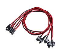 Jopto 5 Pezzi ATX PC Scheda Madre Interruttore On Off Reset Cavo Alimentazione Case Computer Di Reset Cavo Desktop Cavo 50 cm