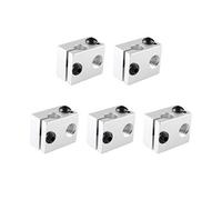 Jopto 5 Pz V6 Alluminio Estrusore Hotend Ugello Riscaldatore Blocco per M6 Filettato Makerbot MK7/MK8 Estrusore Stampante 3D Estrusore