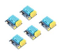 Jopto 5PCS 11 Modulo ricetrasmettitore wireless WIFI di temperatura e umidità Modulo sensore di temperatura e umidità compatibile con Arduino