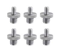 Jopto 6 pz 1/4" maschio a 3/8" maschio filettato metallo vite adattatore treppiede vite convertitore per fotocamera, treppiede, monopiede, spalla, supporto leggero, gabbia fotocamera