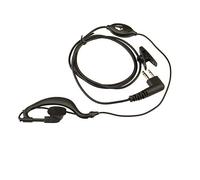 Jopto G Shape Walkie Talkie Auricolare con microfono Push To Talk G-Shape Auricolare di sicurezza della polizia Inline PTT Mic Microfono Per 2 Pin Motorola CP040 CP140 Hytera 2 Way Radio