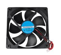 Jopto Ventola di raffreddamento senza spazzola 120x120x25mm 12025 DC 12V cuscinetto d'olio con terminale a 2 pin Compatibile con la stampante 3D da tavolo PC CPU Custodia per computer Box TV Router