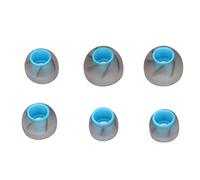 Jopwkuin Auricolari Tappi per le Orecchie di Ricambio per Isolamento Acustico Morbido per Buca Sonora, 3 Dimensioni vestibilità Comoda, Adatti per la Maggior Parte degli Auricolari 6 Pezzi (Blu