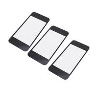 Jopwkuin Lente Superiore per Schermo Superiore in Resina Premium per la Nuova Console di Gioco 2DS XL, Set di 3, Restauro Estetico, Installazione da Parte di un Tecnico Specializzato, (Nera)