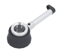 Jopwkuin Microscopio Digitale Portatile 45X con Scala Luminosa a LED Immagini Chiare per L'osservazione del Circuito di Ispezione delle Monete, Facile da Usare per i Bambini, ABS e Lega di Alluminio